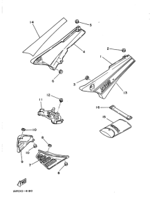 RZ250R ｻｲﾄﾞｶﾊﾞｰ