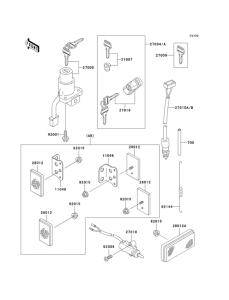  Замок зажигания