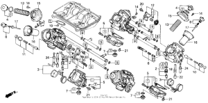 VFR750R Детали карбюратора