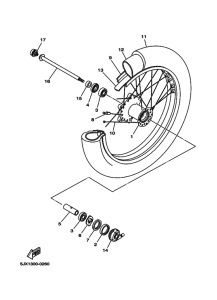 XVS250 フロントホイ-ル