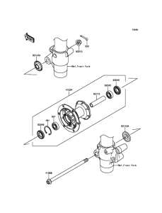 Переднее колесо
