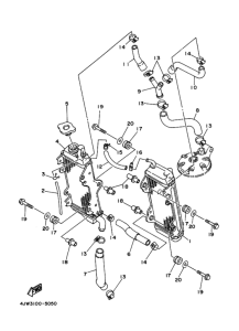 WR250Z Radiator. hose