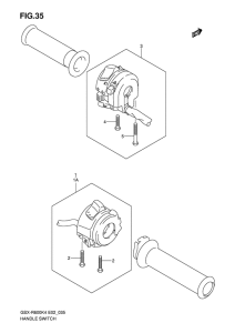 GSX-R600U2 Рулевой переключатель