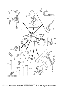 TTR125LEY Электрика