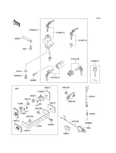 KLE500 Ignition switch(1 / 2)