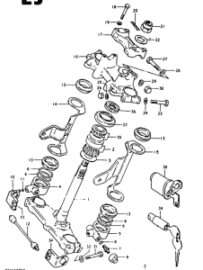 GSX1100 Траверса нижняя