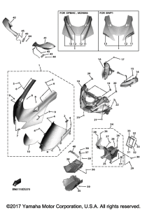 YZF-R6 Обтекатель 1