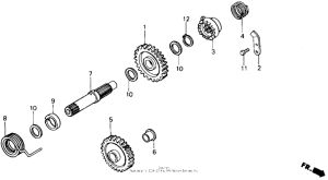 CR500R Кик стартер