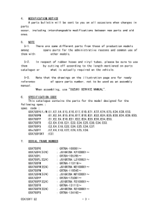 GSX750 Catalog preface