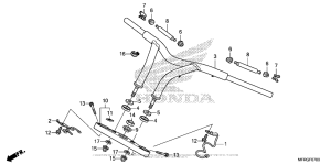 VT1300CR Handlebar + Top Bridge (1)