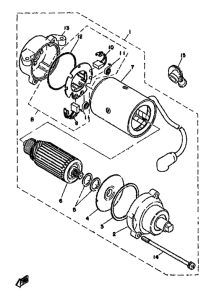 XS500 Стартер