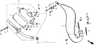 CR125R Глушитель