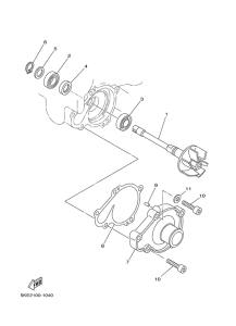 TZ250 Водяной насос
