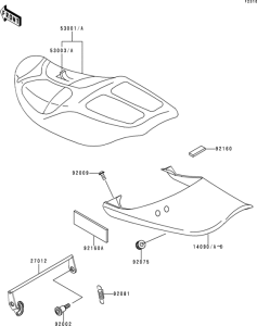 ZR1100 Сиденье