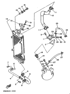 DT125E Radiator. hose