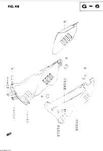 DR250 Обтекатель задний