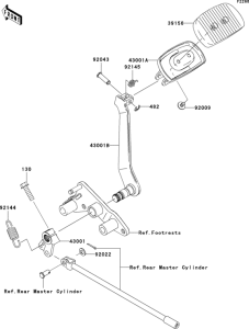 VN2000 Педаль тормоза