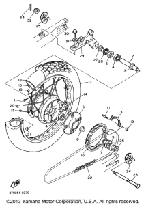 XT600EE Переднее колесо