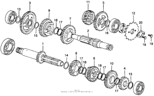 MR250 Трансмиссия