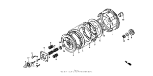 NSR50R Сцепление