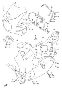 GSX-R1100 Installation parts
