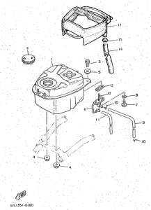 CW50 Топливный бак
