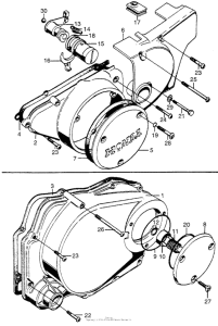 CB450 Боковые крышки