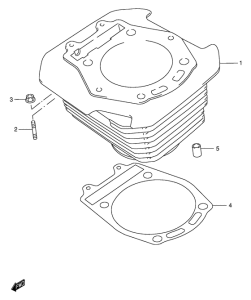 DR650 Цилиндр