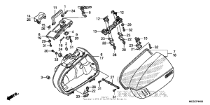ST1300 (ABS) Боковые кофры