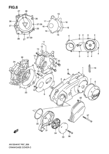 AN125 Crankcase cover ass`y  (v