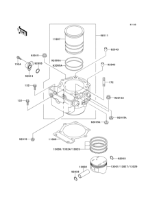  Цилиндр и поршни