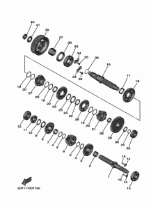 XV1900FDD Трансмиссия