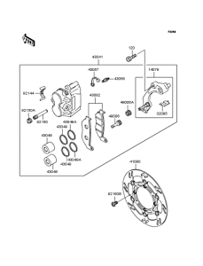  Передний тормоз