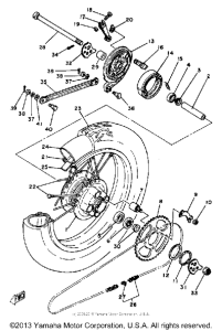 SR185H Переднее колесо