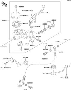 VN800 Главный тормозной цилиндр