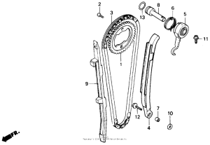 GB500 Цепь ГРМ