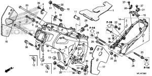 CBR600RR (ABS) Рама