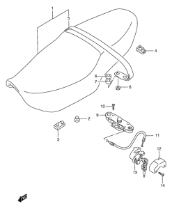 GSF1200S (ABS) Пружина