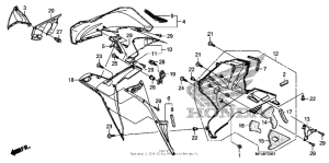 CBR600RR (ABS) Lower cowl (r.) (1)