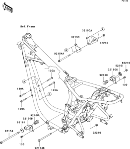 EJ800 Крепление двигателя