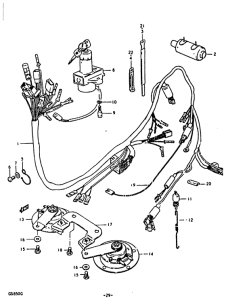GS850 Жгут проводов