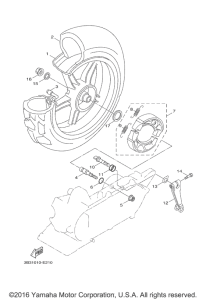 YW50F Переднее колесо