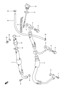 DR250 Шланг масляный