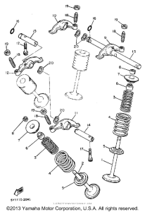 XT600W Клапана
