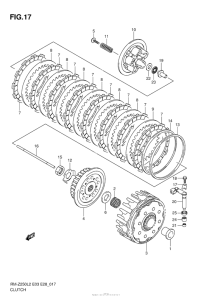 RM-Z250 Сцепление