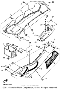 FZR750RT Боковые обтекатели