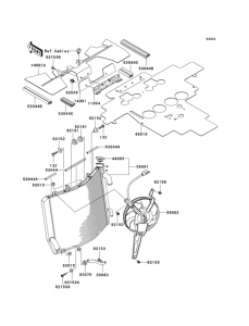 ZX1400 Радиатор