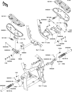VN2000 Подножки