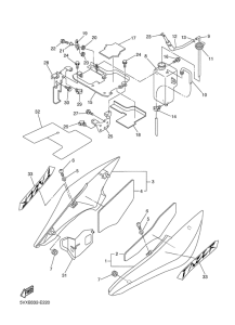 FZ6-SS Боковые обтекатели