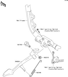 VN2000 Подножка